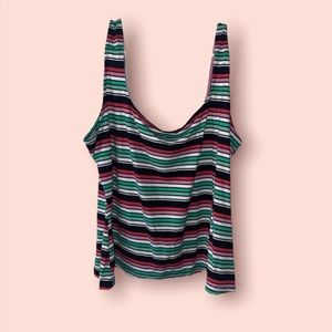 3/$20 Plus Size Rue21 Colorful Striped Tank Top